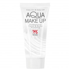 Tube de maquillage à l'eau blanc