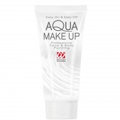 Tube de maquillage à l'eau blanc