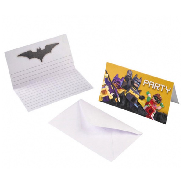 Cartons d'Invitation : Lego Batman x8 - 9901828