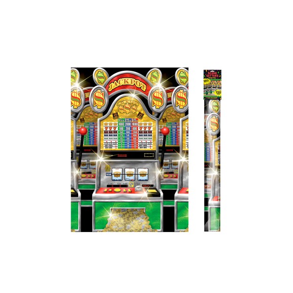 1 Rouleau De Décoration Murale Casino Party  - 673017