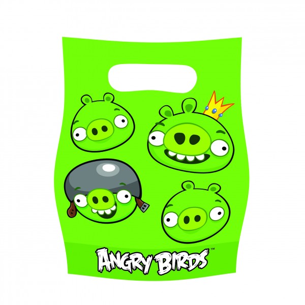 Sachets de Fête Bad Piggies™ Angry Birds™ - 552366