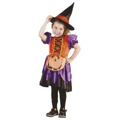 Costume Sorcière Enfant 3-4 ans (94 à 108 cm)