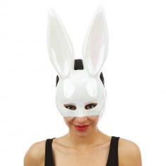 Demi masque lapin irisé