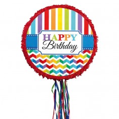 Piñata à fils Happy Birthday