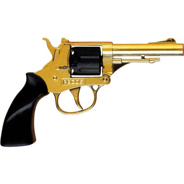 Pistolet Cowboy Doré - Enfant - AC1409