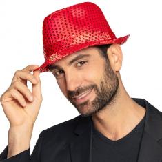 Chapeaux Popstar à Sequins Rouge