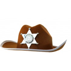 Chapeau Cowboy Marron - Enfant