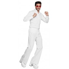 Pantalon Disco Blanc