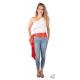 Miniature Ceinture tissu - rouge