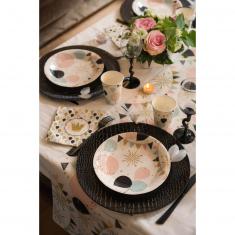 Assiettes en carton x 10 - Paillettes