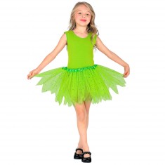 Jupon Tutu Brillant Vert - Enfant