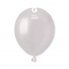 50 Ballons Métallisés 13 Cm - Pearl 