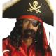 Miniature Cache-oeil de pirate satin noir - Adulte