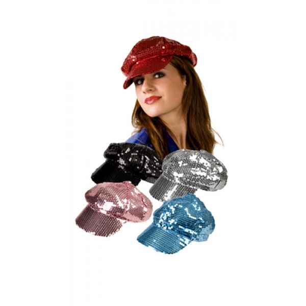 Chapeau paillette disco : Vente de déguisements Chapeau et Chapeau