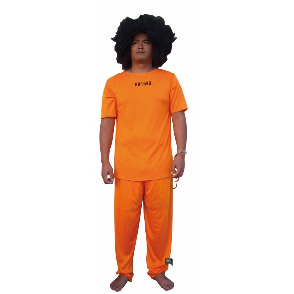 Déguisement Prisonnier Orange Usa - 865101