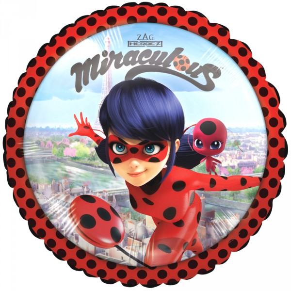 Ballon Métallique Miraculous Ladybug™  - 3779201