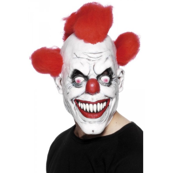 Masque Clown Tueur Avec Cheveux - 26385