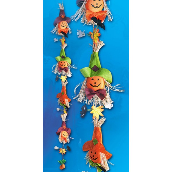 Guirlande Verticale - Citrouille d'Halloween - 7580