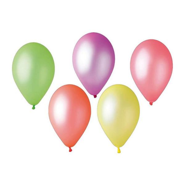 10 Ballons Néon - 30 Cm Multicolores - 310788GEM