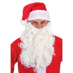 Barbe de Père Noël Luxe, Blanc