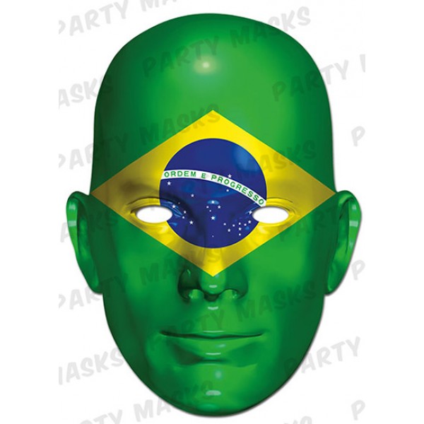 Masque en Carton Brésil - BRAZI01