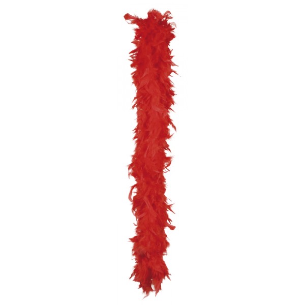 Boa plumes rouge - parent-12747