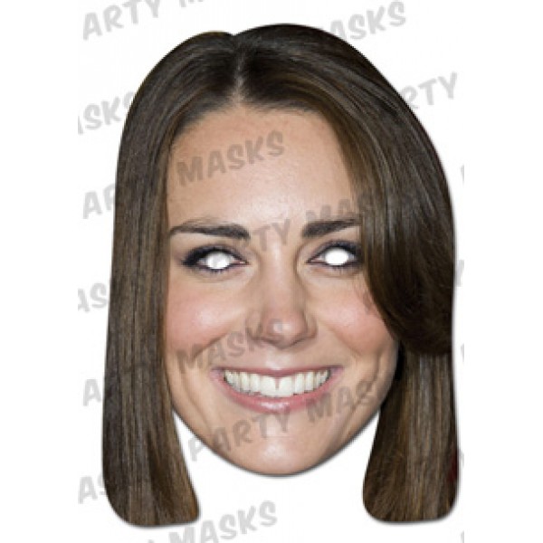 Masque en carton Kate Middleton - M-KATE