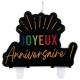 Miniature Bougie Anniversaire Festicolor - Noir