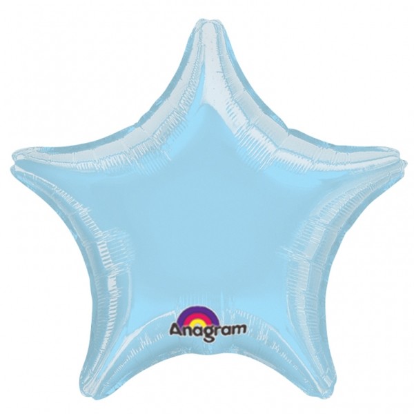 Ballon Etoile Bleu Pastel Mylar 42 cm - 0712602