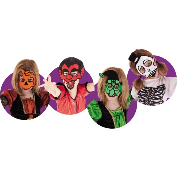 Masque Souple Halloween - Enfant - parent-22466