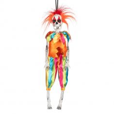 Décoration suspendue : Squelette Clown