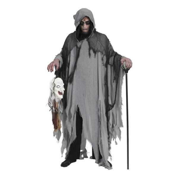 Cape ghoul grise - Adulte - 604265