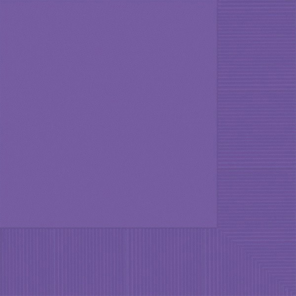 Serviettes Violettes x20 - 52015-25