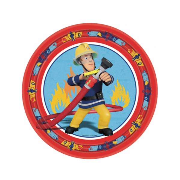 Assiettes Sam le Pompier™ x8 - 998149