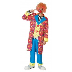 Deguisement Carnaval : Costume De Spanky Le Clown Rayé