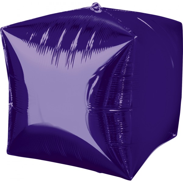 Ballon Cube Violet Mylar  - 2839099