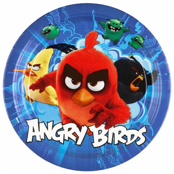 Assiettes Angry Birds Movie™ x8 - 9900927