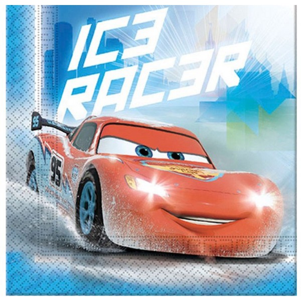 Serviettes Cars Ice Racer© - Disney/Pixar© x20 - 84837