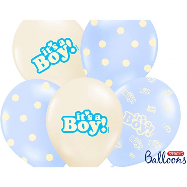Ballon Baby It's a Boy - Bleu x6 - SB14P-251-000/6