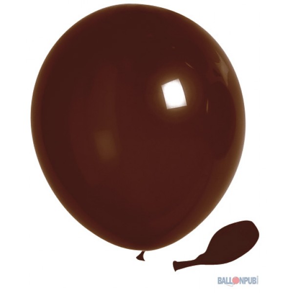 Ballons Metallique chocolat X50 - 36510BA