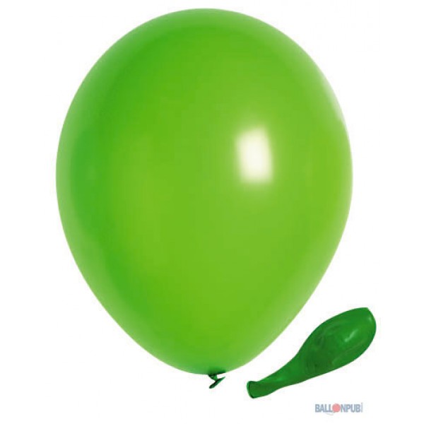 Ballons Metallique vert prairie x50 - 36541