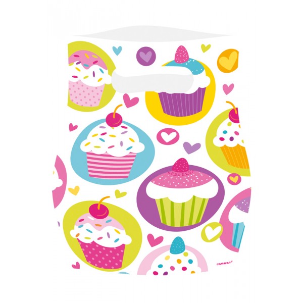 Sachets Anniversaire - Cupcakes x 6 - 997215