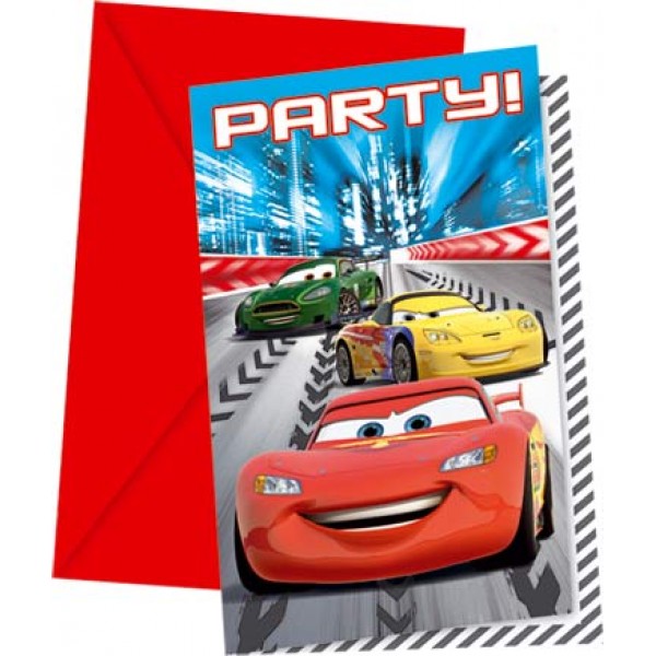 Carton d'invitation Cars© - Disney/Pixar© - 80489