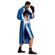 Déguisement Boxeur Bleu