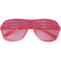 Lunettes Rayées Rose