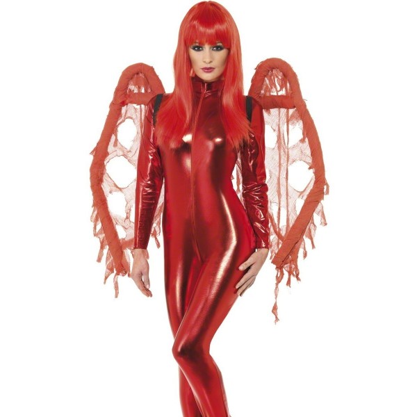 Ailes Gothiques Rouge - accessoire Halloween - 35895