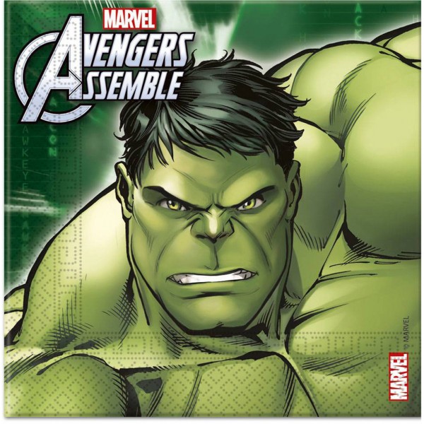 Serviettes Avengers Assemble™ x20 - 84601