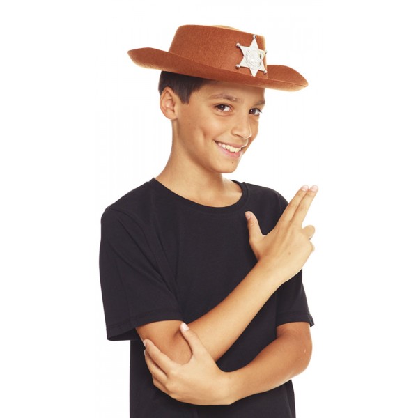 Chapeau de Cowboy - Shérif - Enfant - AQ04600