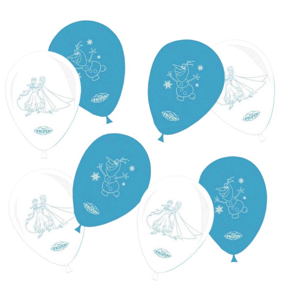 Ballons Frozen™- La Reine des Neiges™ x8 - 85451