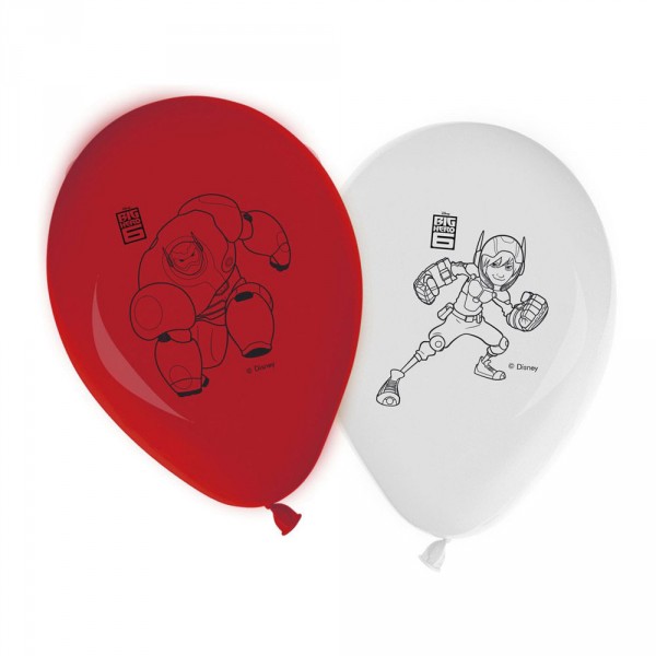 Ballons - Les Nouveaux Héros™ x8 - Disney™ - Procos-85633